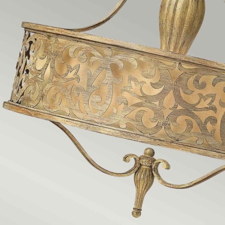 Lámpara de araña Carabel (3 luces)