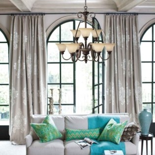 Lámpara de araña Cello (6...