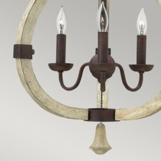 Lámpara de araña Middlefield (3 luces)