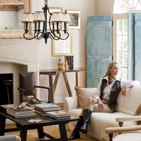 Lámpara de araña Plymouth (6 luces)