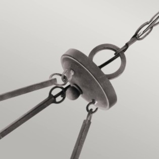 Lámpara de araña Taulbee (6 luces)