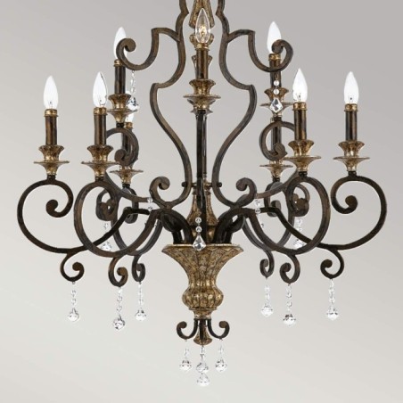 Lámpara de araña Marquette (9 luces)