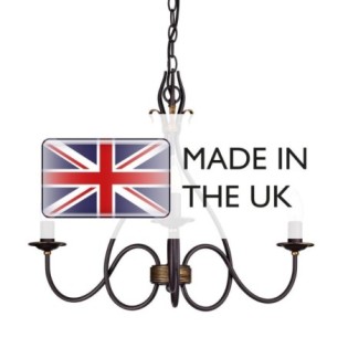 Lámpara de araña Windermere (3 luces)