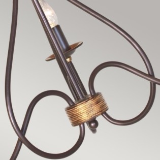 Lámpara de araña Windermere (3 luces)