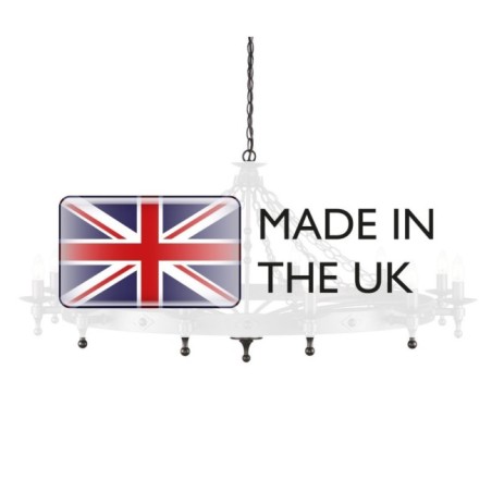 Lámpara de araña Warwick (12 luces)