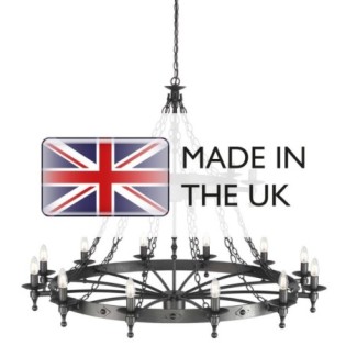 Lámpara de araña Warwick (18 luces)