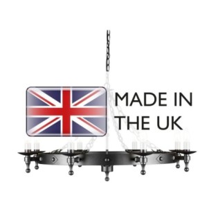 Lámpara de araña Warwick (8 luces)