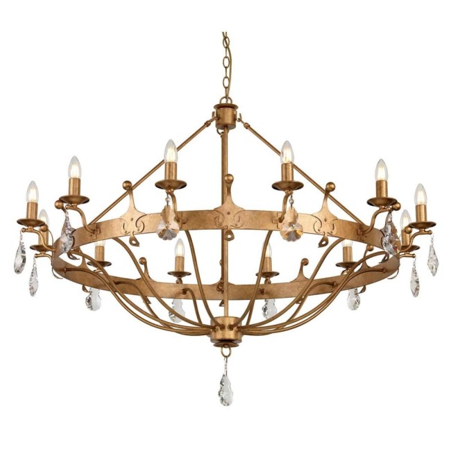 lampara de arana windsor 12 luces
