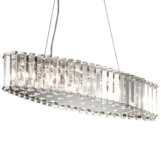 Lámpara de techo Crystal Skye (8 luces)