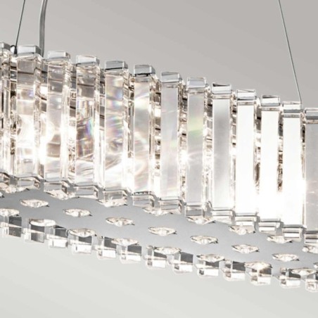 Lámpara de techo Crystal Skye (8 luces)