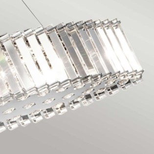 Lámpara de techo Crystal Skye (8 luces)