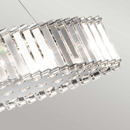 Lámpara de techo Crystal Skye (8 luces)
