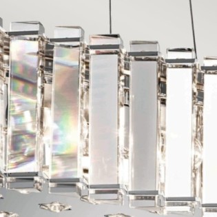 Lámpara de techo Crystal Skye (8 luces)