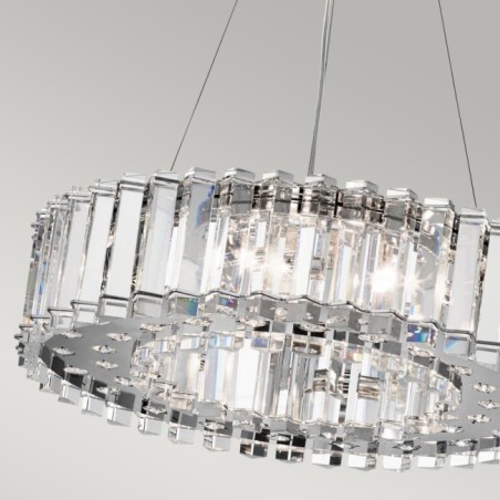 Lámpara de techo Crystal Skye (8 luces)