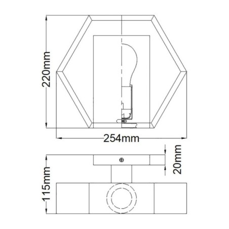 Aplique de pared Bismarck