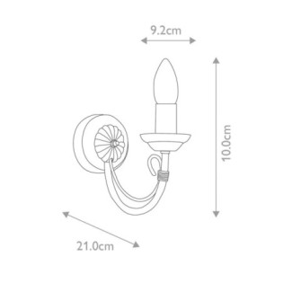 Aplique de pared Chartwell