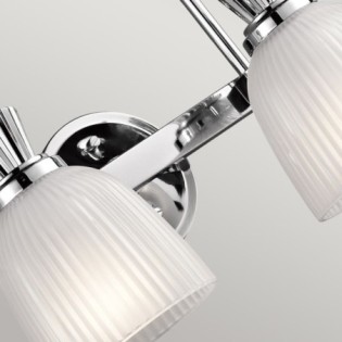 Aplique de pared para baños Cora (2 luces)