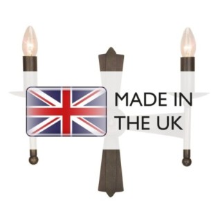 Aplique de pared Cromwell (2 luces)