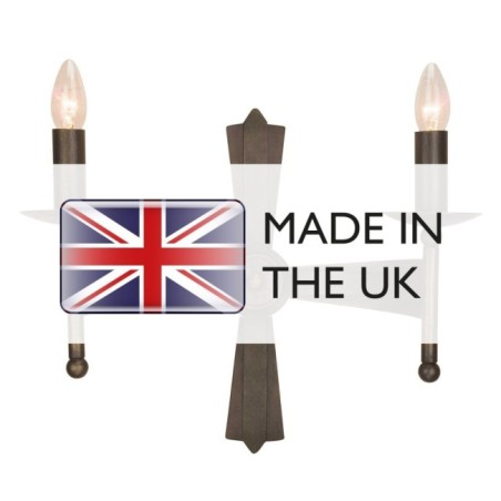 Aplique de pared Cromwell (2 luces)