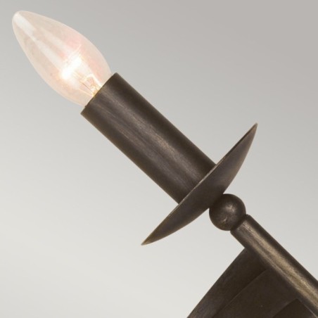 Aplique de pared Cromwell (2 luces)