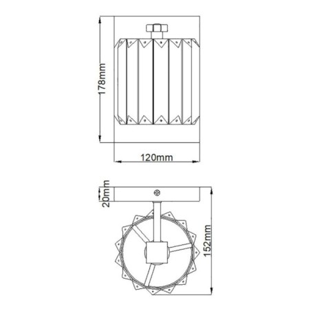 Aplique de pared para baños Divine
