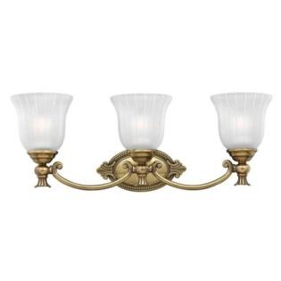 Aplique de pared para baños Francoise (3 luces)
