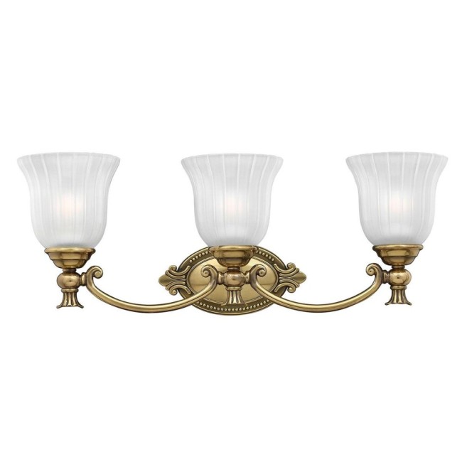 Aplique de pared para baños Francoise (3 luces)