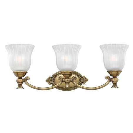 Aplique de pared para baños Francoise (3 luces)