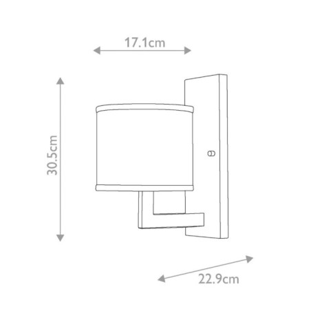 Aplique de pared Hampton