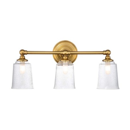 Aplique de pared para baños Huguenot Lake (3 luces)