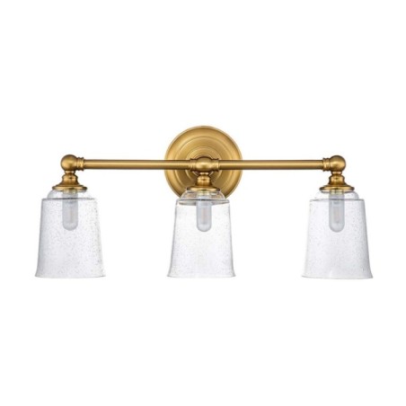 Aplique de pared para baños Huguenot Lake (3 luces)