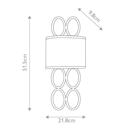 Aplique de pared Jules (2 luces)