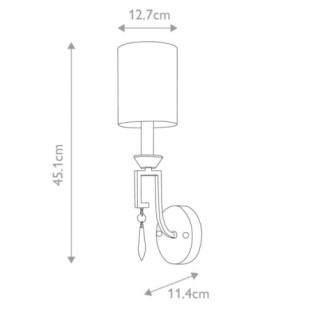 Aplique de pared Lemuria