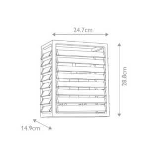 Aplique de pared Louvre (2 luces)