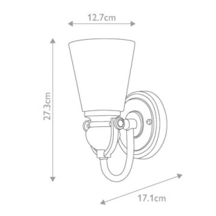 Aplique de pared Mayflower