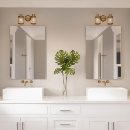 Aplique de pared para baños Riggs (2 luces)