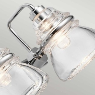 Aplique de pared para baños Talland (3 luces)