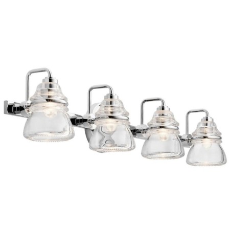 Aplique de pared para baños Talland (4 luces)