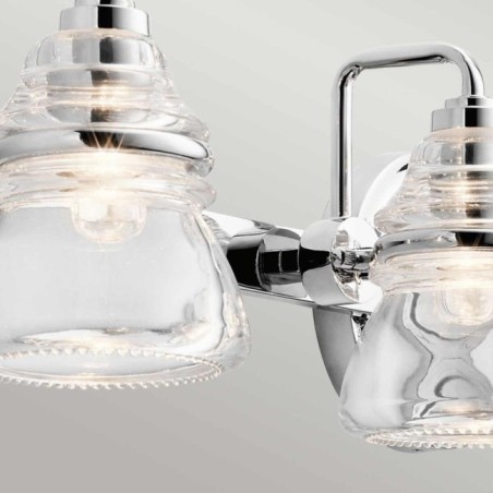 Aplique de pared para baños Talland (4 luces)
