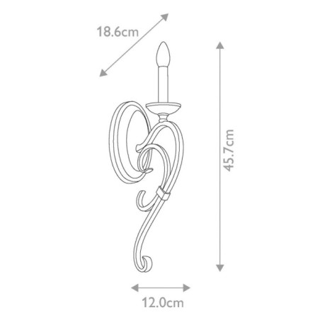 Aplique de pared Taulbee