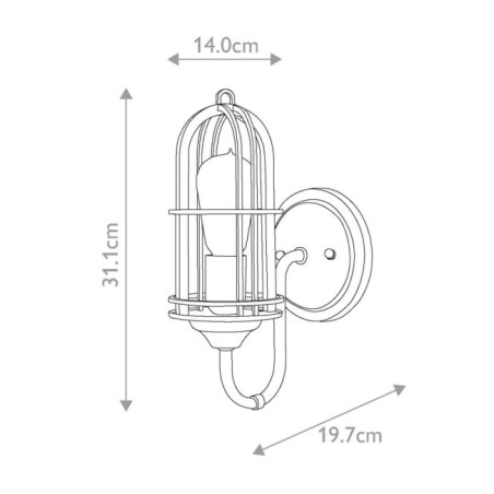 Aplique de pared Urban Renewal