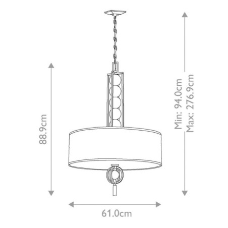 Lámpara de techo Celestial (3 luces)