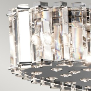 Lámpara de techo Crystal Skye (12 luces)