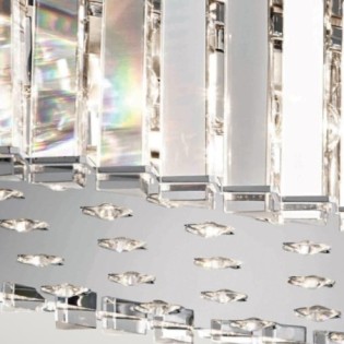 Lámpara de techo Crystal Skye (12 luces)