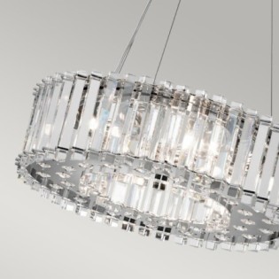 Lámpara de techo Crystal Skye (6 luces)