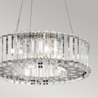Lámpara de techo Crystal Skye (6 luces)