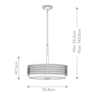 Lámpara de techo Jules (3 luces)