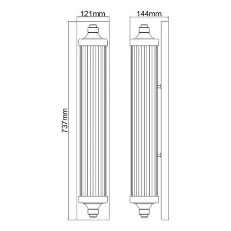 Lámpara de techo Paulson (4 luces)