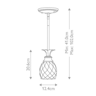 Lámpara de techo Plantation