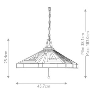 Lámpara de techo Stephen (3 luces)